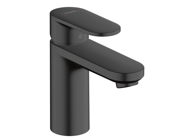hansGrohe Vernis Blend 1-grebs håndvaskarmatur 100, med løft-op bundventil, mat sort