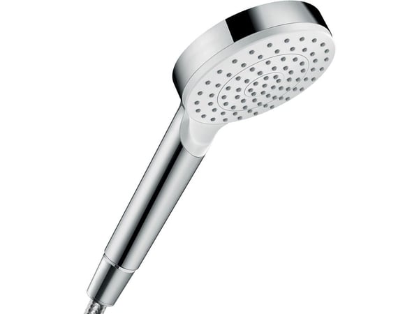 hansGrohe Crometta håndbruser Ø100mm 1jet EcoSmart hvid/krom
