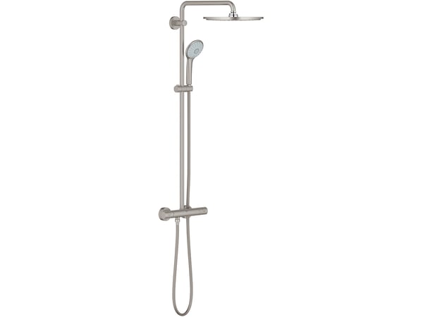 Grohe Euphoria 310 Dusjsystem med termostat - Børstet stål