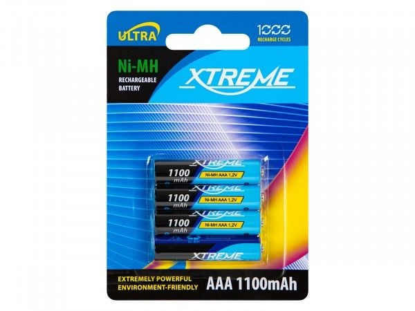 Blow XTREME Ultra - Akku 4 x AAA - NiMH - (ladattava) - 1100 mAh