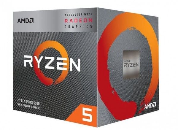 AMD Ryzen 5 3400G - 3.7 GHz - 4 kjerner - 8 tråder - 4 MB cache - Socket AM4 - Boks
