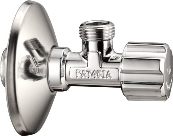 FIX-PRO Stopventil 1/2" x 3/8" med roset