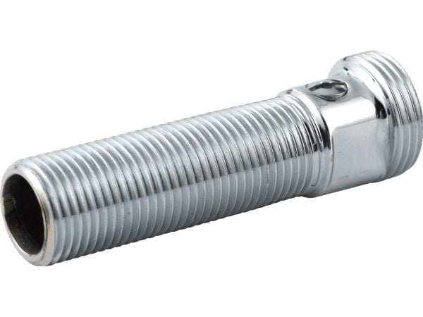 Excentrisk tilgangsstykke uden roset med afspærring 3/4"x1/2" længde 85 mm