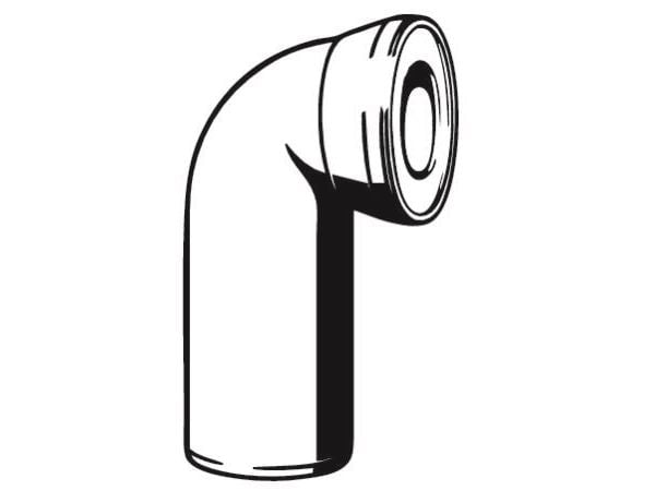 Klosetbøjning 90°