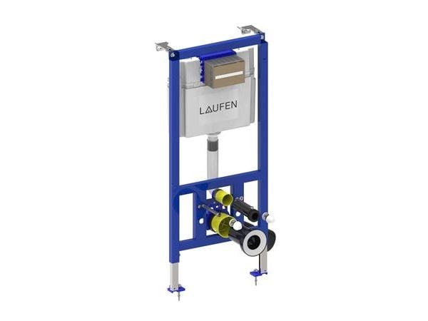 Laufen LIS indbygningscisterne 112 cm - frontbetjent - inklusiv vægbeslag og tilbehør