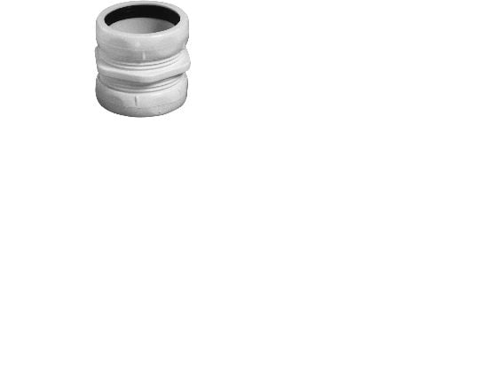 Overgangs kobling 32/32 mm PP hvid