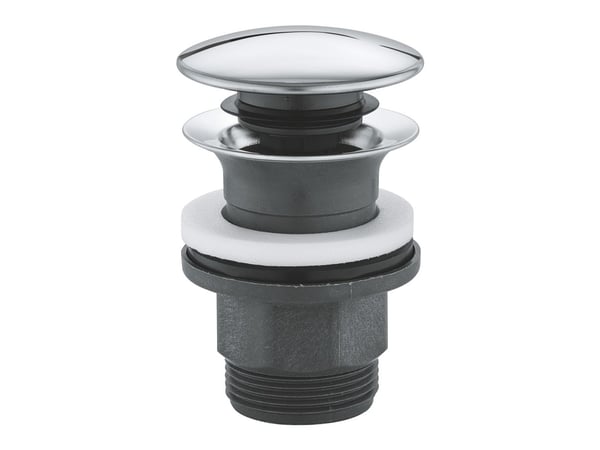 GROHE Bunnventil med push-open - Krom