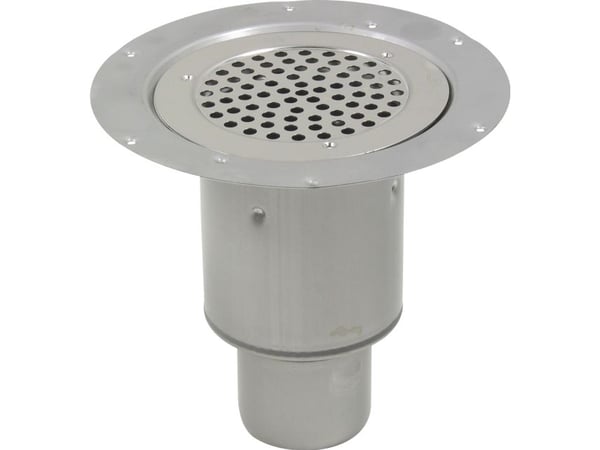 Blücher 75 mm afløbsskål til vinyl, uden studs, lodret