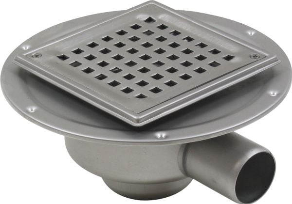 Blücher 50 mm afløbsskål til smøremembran, uden studs, vandret