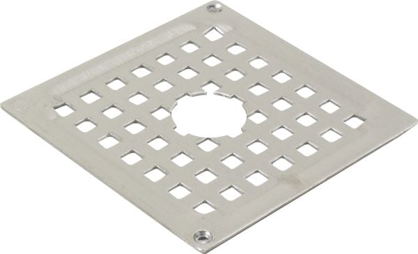 Rist square vienna, udsk a-med skruelås-Rist: 140x140mm-rustfrit