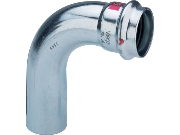 Viega Prestabo 90° böj 42 mm o/eget stål hylsa/nippel SC-kontur