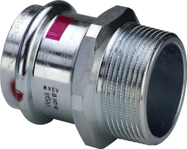 Viega Prestabo övergång 1¼"x35 mm muff/anslutning i olegerat stål, SC-kontur