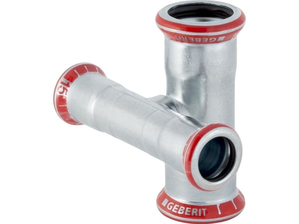 GEBERIT Kryds Tee FZ 18-15 mm mapress