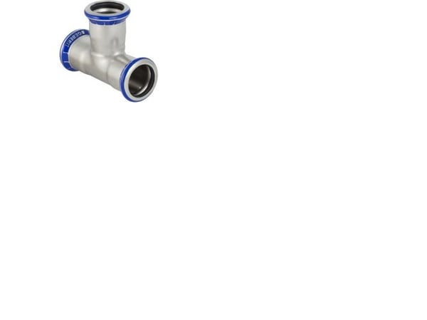 GEBERIT T-rör rostfritt 108 mm, mapress