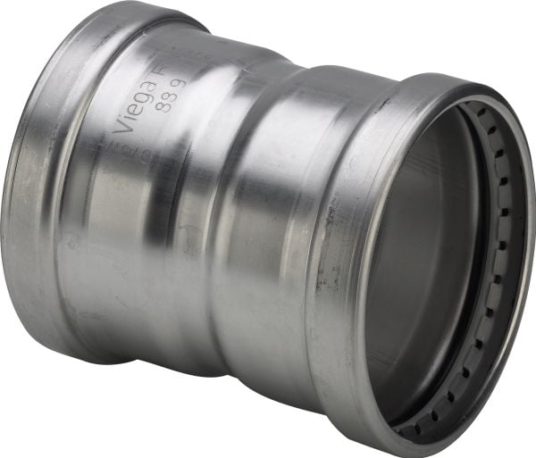 Sanpress inox XL muff 76,1 mm rostfritt stål