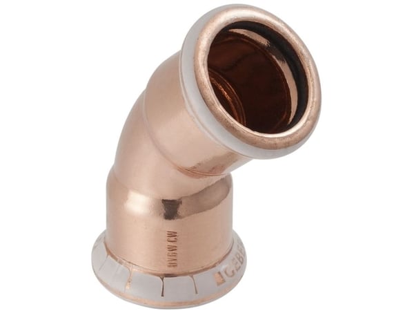 Bøjning cu 45gr 15mm mf/mf