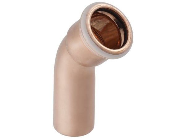 GEBERIT BØJNING 45° M/N 15MM CU MAPRESS