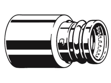VIEGA Sanpress reduktion 76,1x54mm rödgods med SC-Contur