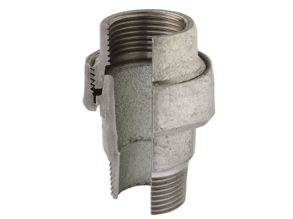 Union galvaniseret 3/4 muffe / nippel