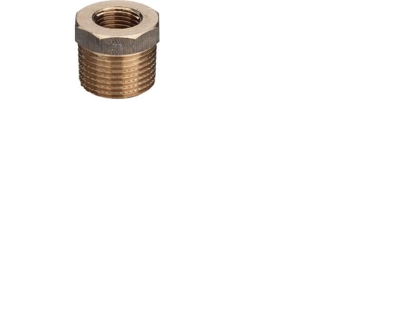 VIEGA nippelmuff 3/8"x1/4" röd mässing