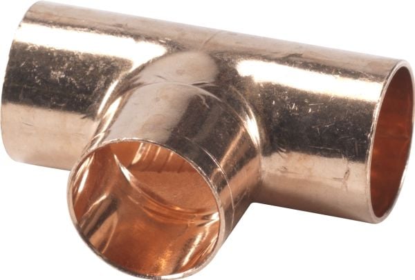 VIEGA T-stycke 15 mm med löd muff