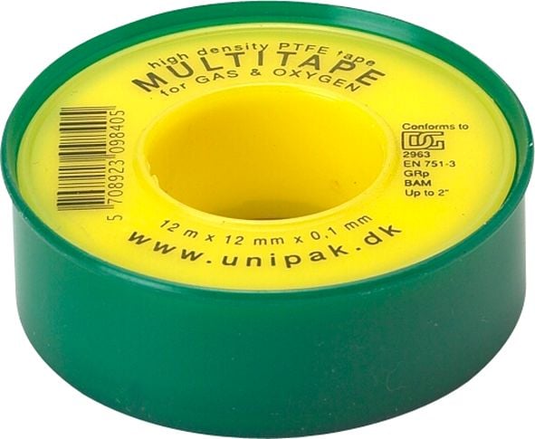Gevindtape MULTITAPE 12 m x 12 mm x 0,1 mm