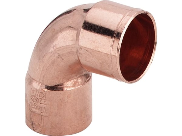 VIEGA vinkel 12 mm med 2 löd muffar