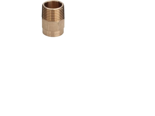 Overg.nippel 3/4 -18 mm - rørgevind nippel og loddemuffe