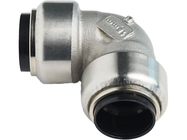 Roth vinkel 90° 18 mm rustfri stål