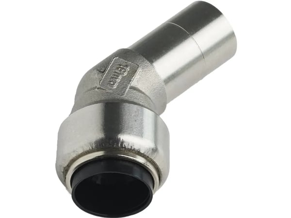 Roth Vinkel 45 Gr. 18 Mm M/N, Rustfri