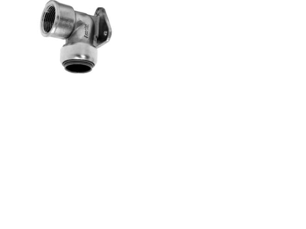 Roth dækvinkel rustfri stål 15 mm x 12"