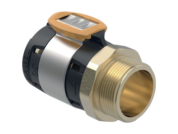 Geberit FlowFit siirtymä 50 mm x 1 1/2" np, lyijytöntä silikonipronssia