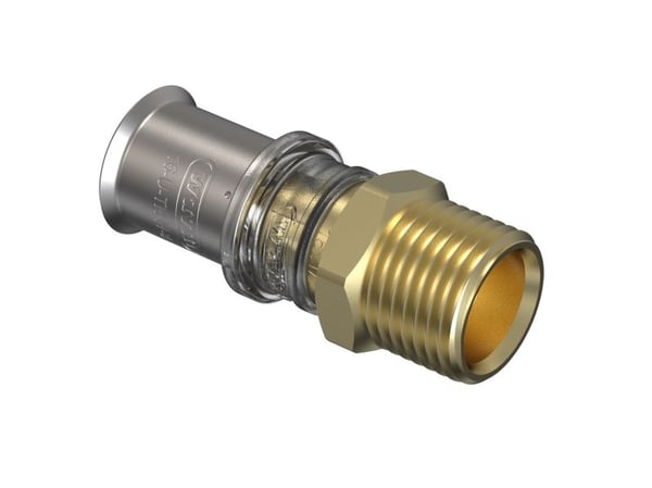 Wavin Tigris M5 rakt övergång 32 mm x 1" muffnippel