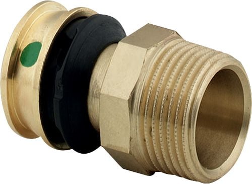 Viega övergång med SC 32 mm x 1" rak m. muffnippel