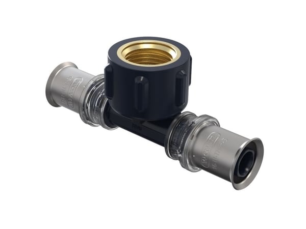 Wavin Tigris K5 T-stycke 25 mm x 1/2" muff x 25 mm