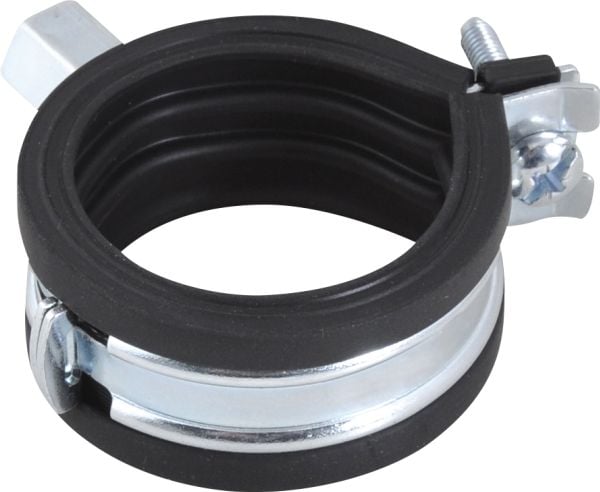 Walraven Flash rörbygel 25-28 mm, elförzinkad, 1 skruv, EPDM, M8/10 gänga