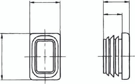 WALRAVEN Plastprop tyyppi 656 skinne WM 0:lle, 1527x18mm