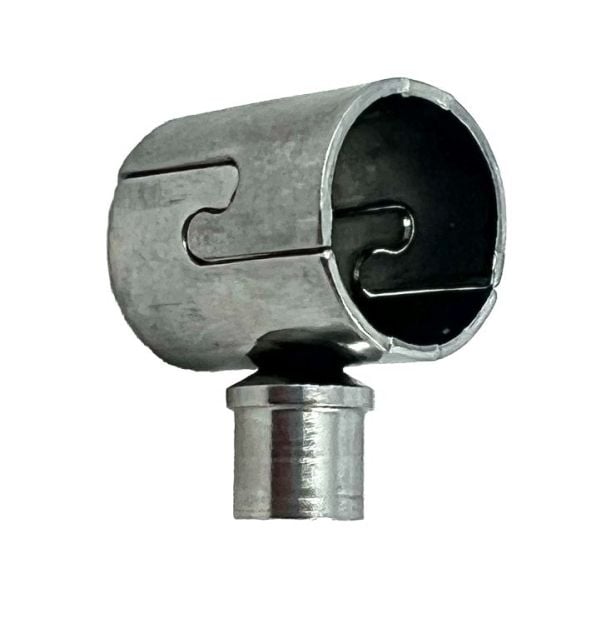 Rørbærer rustfri 15 mm med muffe M6