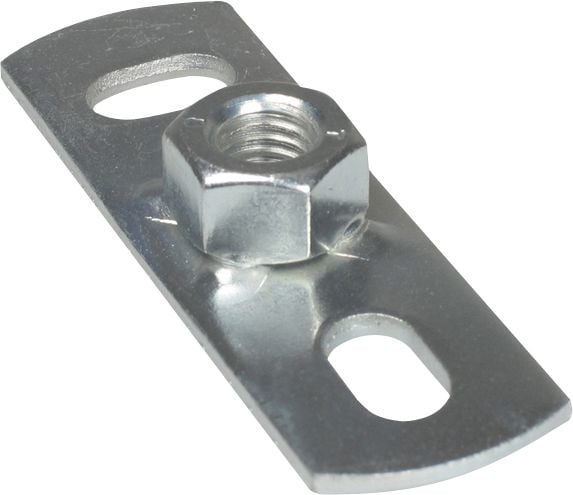 Walraven peruslaippa M8 - Elforzinket Peruslaippa 80x25mm hitsatulla pistorasialla