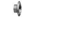 KARFA Rosettiholkki ABS-muovista. 22 mm/ ½" putken läpi. Yhdistetään tiivisteen 015520022 kanssa ja sopii läpivientiputken 015546/47/49.022 kanssa
