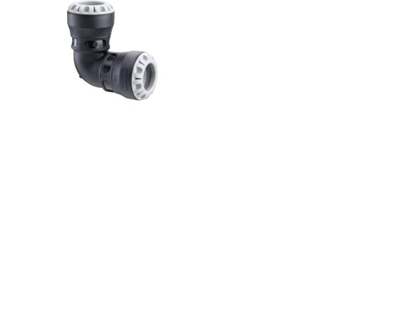 PLASTLINE Push-In 90° vinkel för dragfast koppling av 40 mm PE-rör