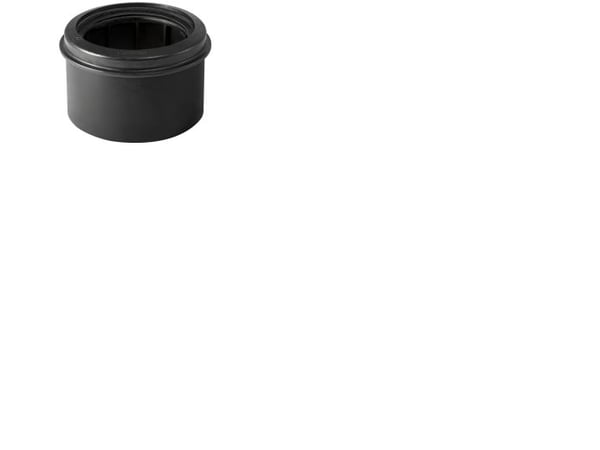 Peh toilettilsl.ovg.90-110mm - lige/kort til vægtoilet sort