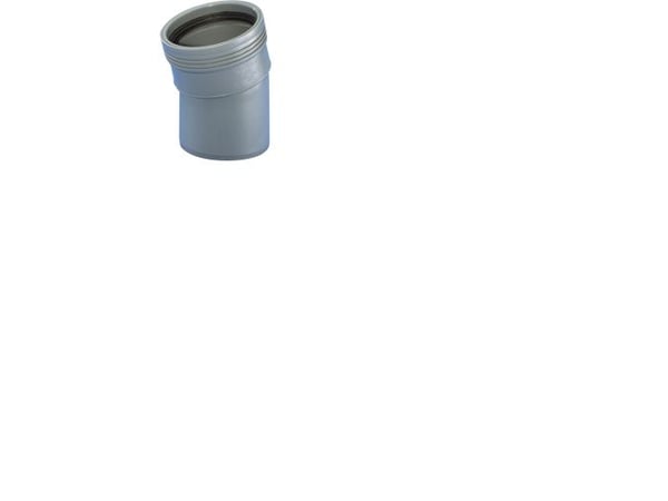 Wavin PP taivutus 15 astetta Ø 40 mm harmaa