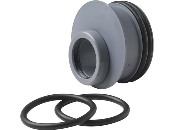 Wavin 110 x 50 mm grå PP-avloppsreduktion för rörände