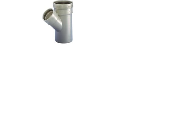 Wafix PP-rengas 45° Ø110 x Ø75 mm grå
