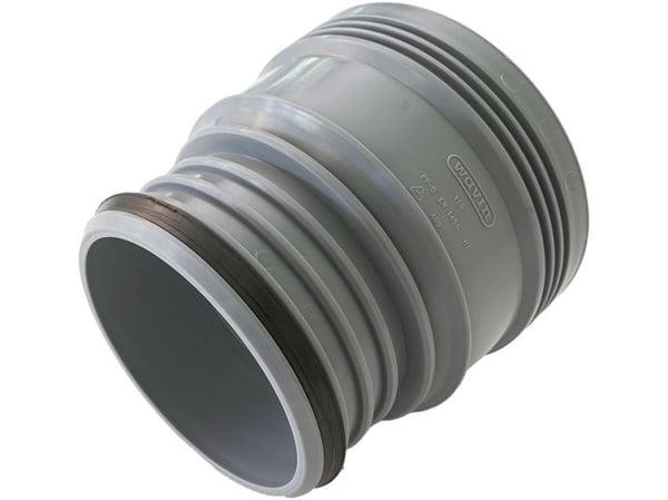 Wavin erstatningsmuffe PP/HT 110 mm grå