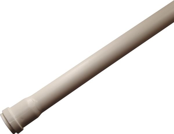 HTP-rør med 1 muffe 32-500 mm hvid