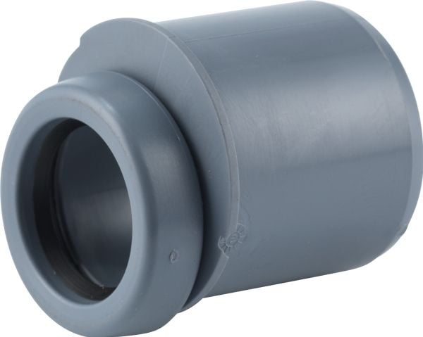 PURUS JOTIFLEX kort reduktion Ø 50-32 mm grå VA-Godkendt