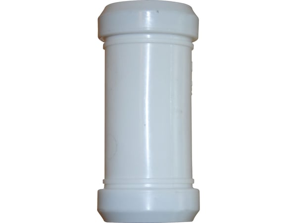 HTP dubbelt uttag 40 mm vit