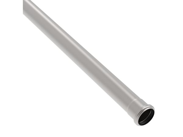 Blücher afl.rør 1 mf.50X250mm - m.O-rengas. RF AISI 304.Alm RF stål RF stål